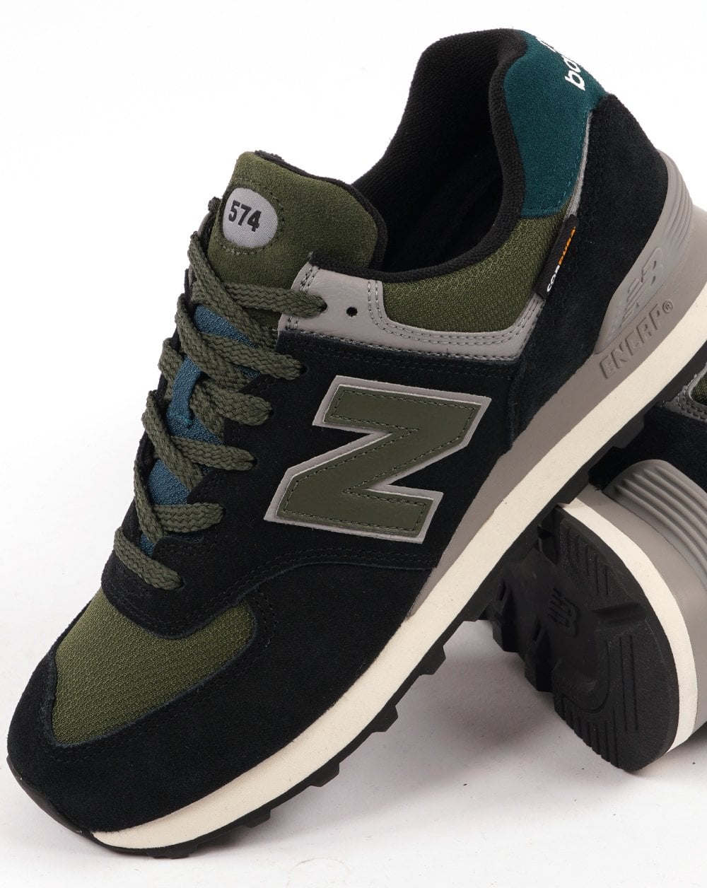 New Balance 574 Trainer Marineblau/Grün