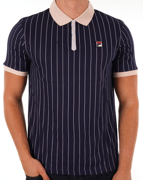 Fila Vintage BB1 Polo Shirt Navy