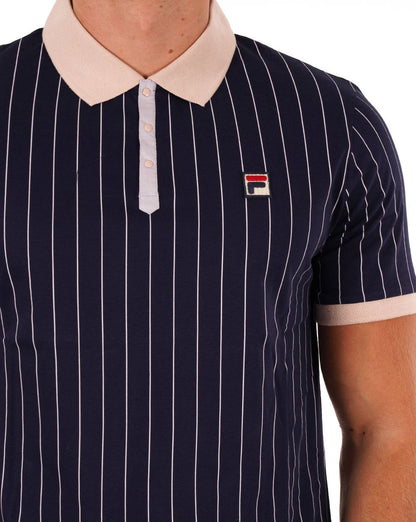 Fila Vintage BB1 ​​Poloshirt Marineblau