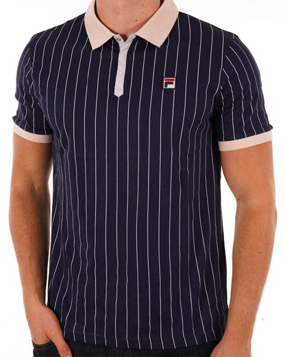 Fila Vintage BB1 ​​Poloshirt Marineblau