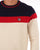 Fila Vintage Alden Crew Knit Cream/Red/Navy