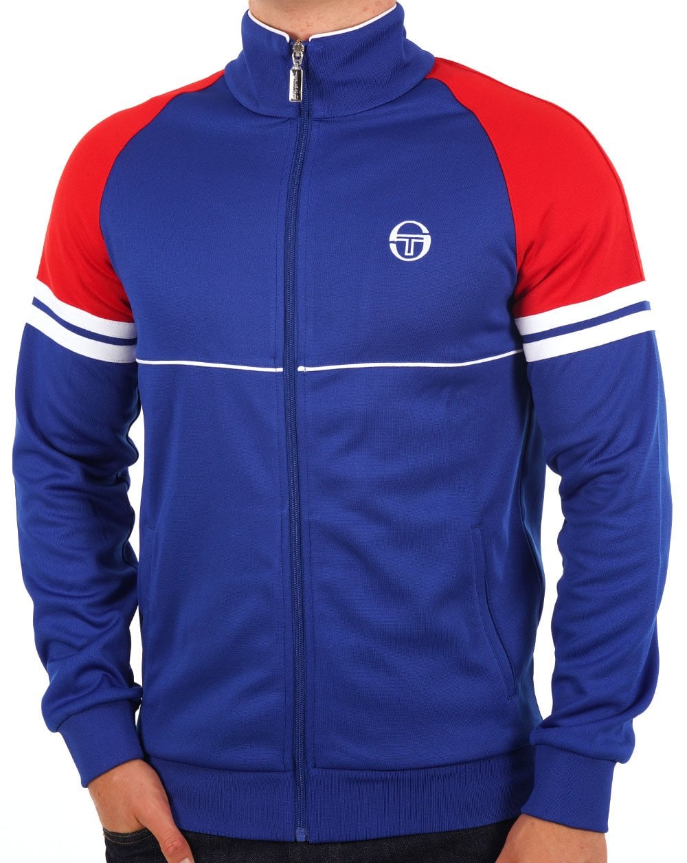 Sergio Tacchini Star Track Top Königsblau/Dunkelrot