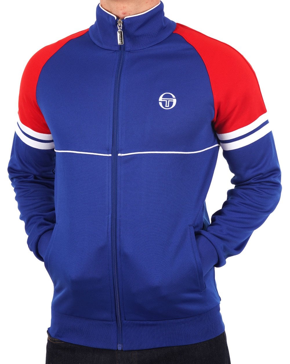 Sergio Tacchini Star Track Top Königsblau/Dunkelrot