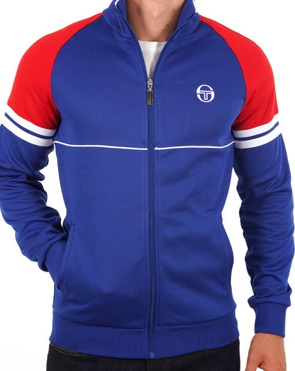 Sergio Tacchini Star Track Top Königsblau/Dunkelrot