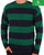 Benetton Stripe Jumper Navy/Green