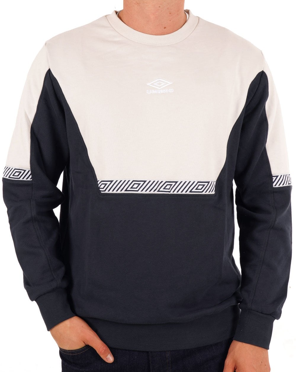 Umbro Club Sweatshirt Nimbus Cloud/Collegiate Blue
