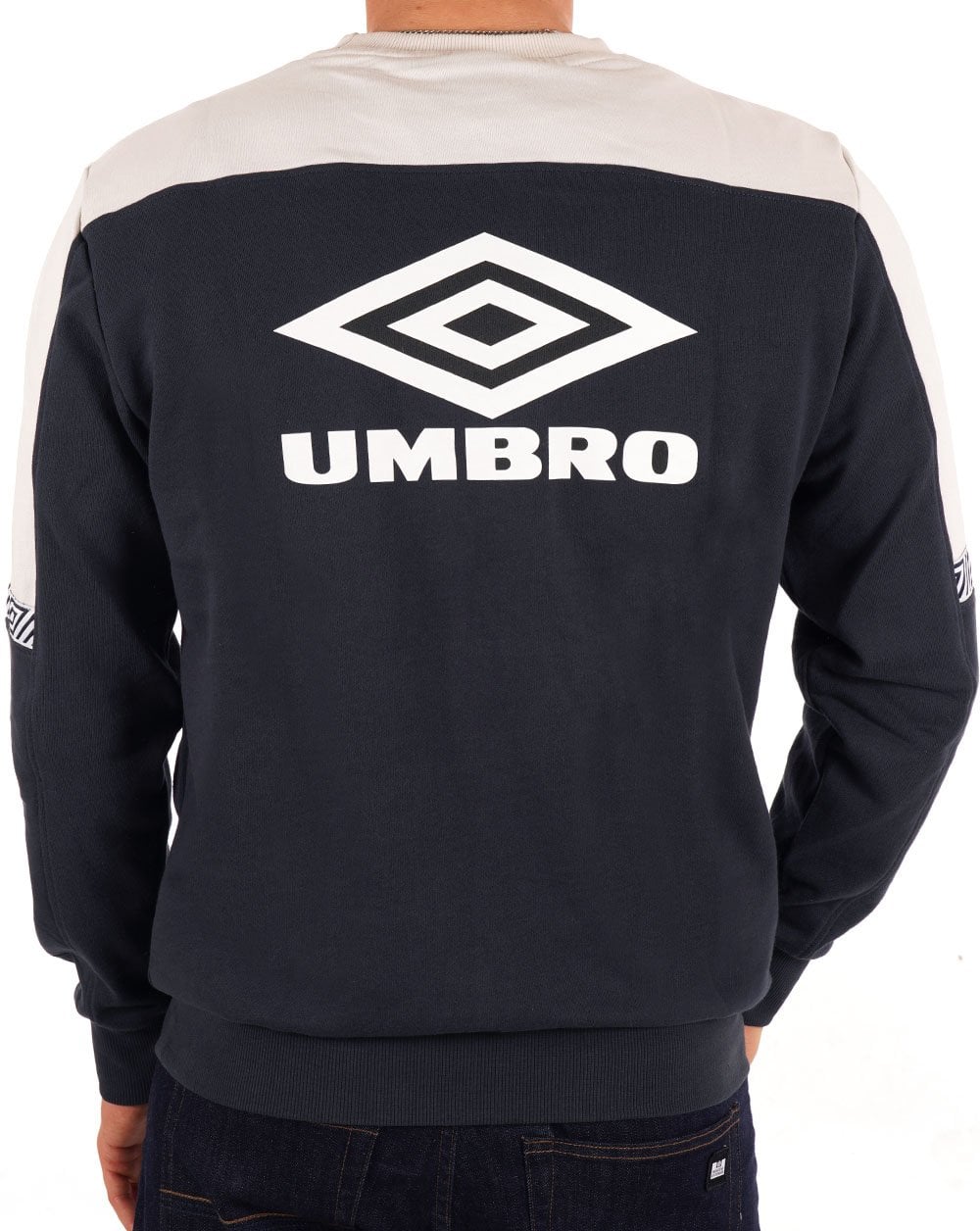 Umbro Club Sweatshirt Nimbus Cloud/Collegiate Blue