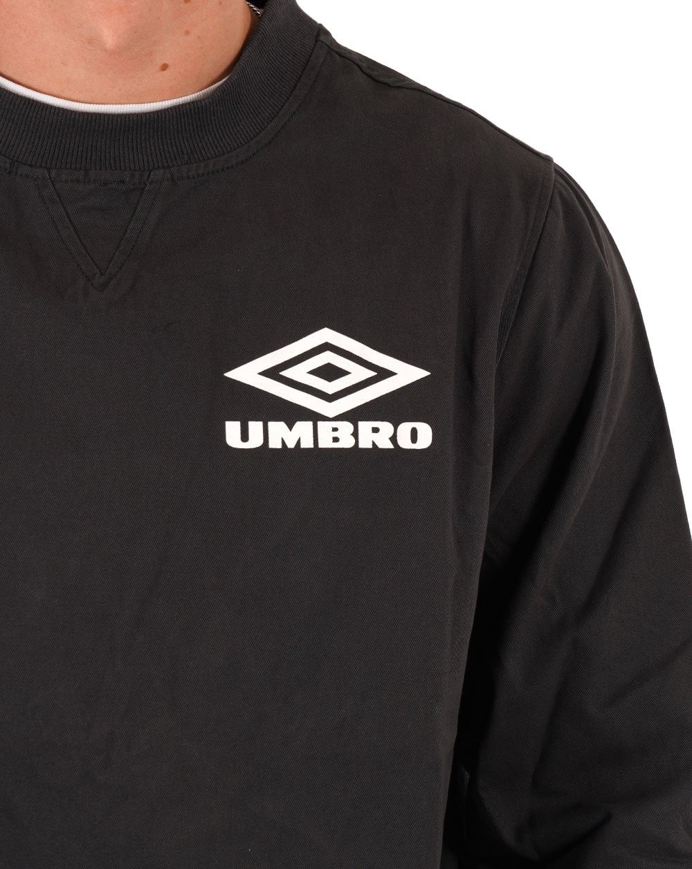 Umbro Drill Crew Sweatshirt Dunkelgrau