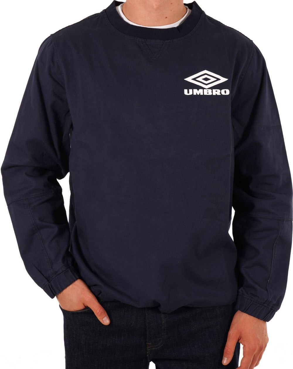 Umbro Drill Crew Sweatshirt Dunkelmarineblau
