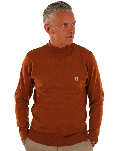 Gabicci Vintage Duke Rollkragenpullover Toffee