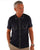Gabicci Vintage Full Button Polo Navy