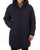 Benetton Longline Padded Jacket Navy