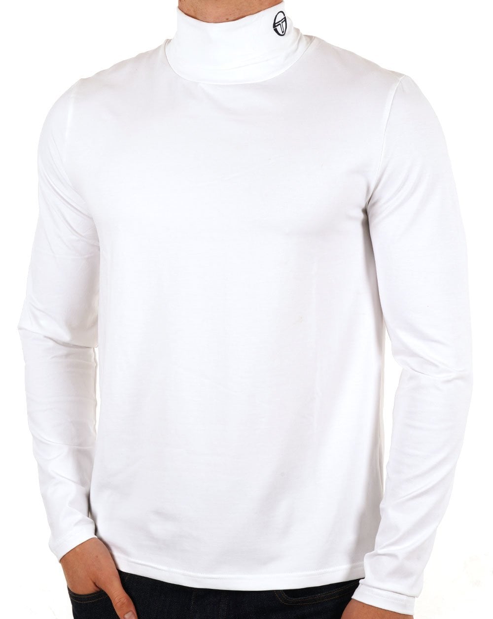 Sergio Tacchini Rollkragen Weiß