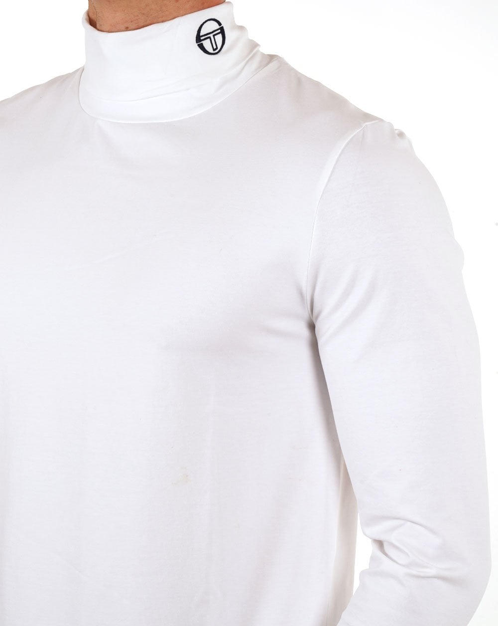 Sergio Tacchini Rollkragen Weiß