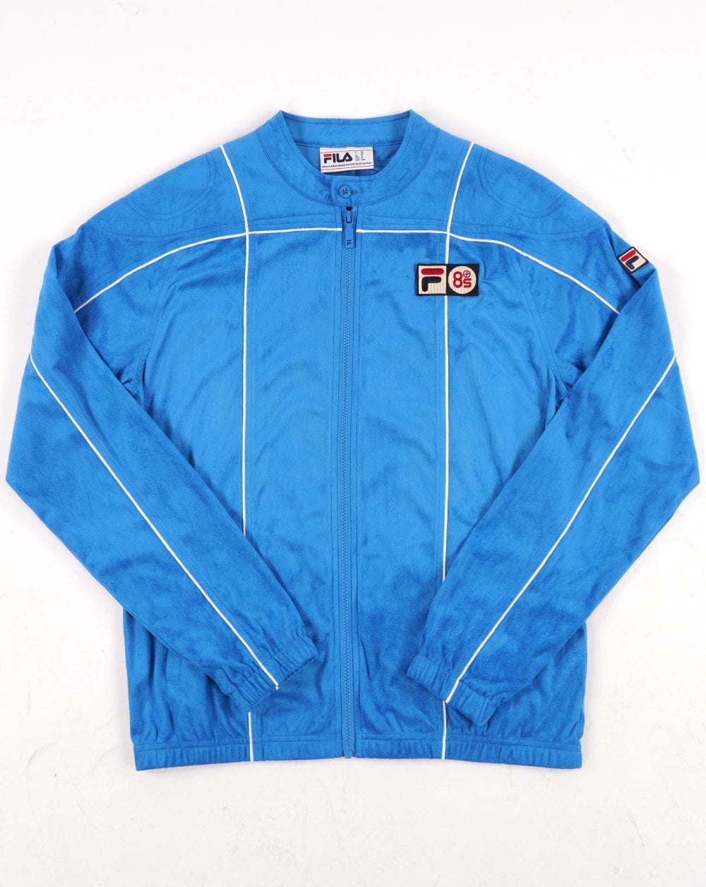 Fila Vintage Terrinda Mk3 Pro Badged Track Top Französisch Blau/Weiß