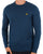 Lyle Scott Cotton Merino Crew Jumper Apres Navy