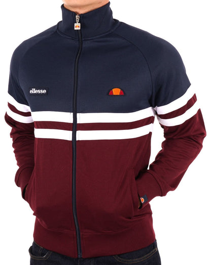 Ellesse Rimini Trainingsjacke Marineblau/Burgund