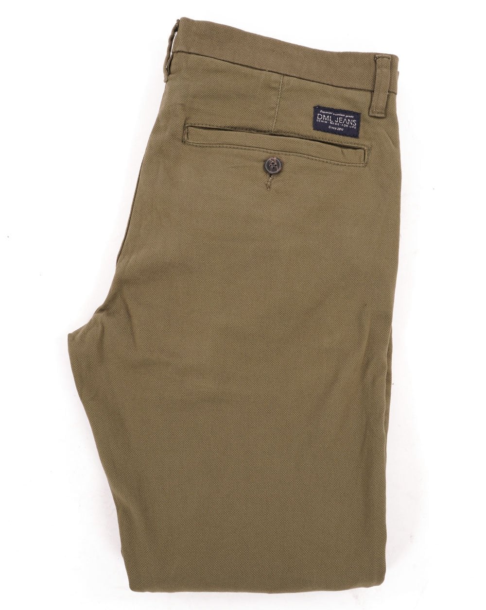 80er Casual Classics Strukturierte Chino Oliv