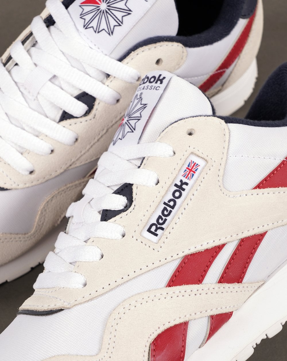 Reebok Classic Nylon Sneakers Weiß Rot Marine
