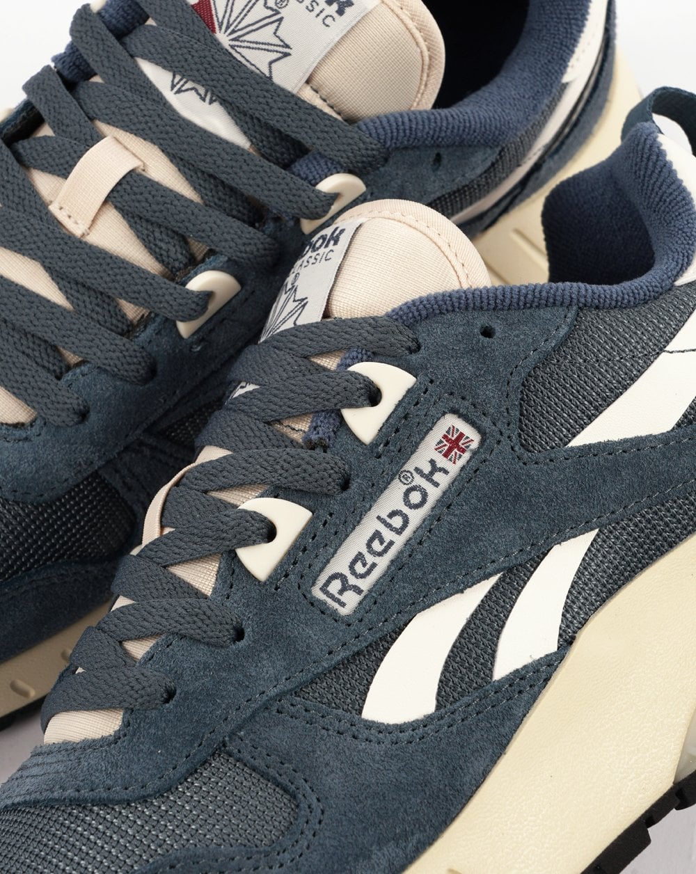Reebok Classic Leather Hexalite Trainers Blue/Chalk