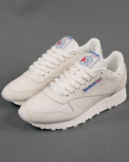 Reebok Classic Leather Sneakers Kreide/Blau/Rot