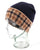 Aquascutum Beanie Check/Navy