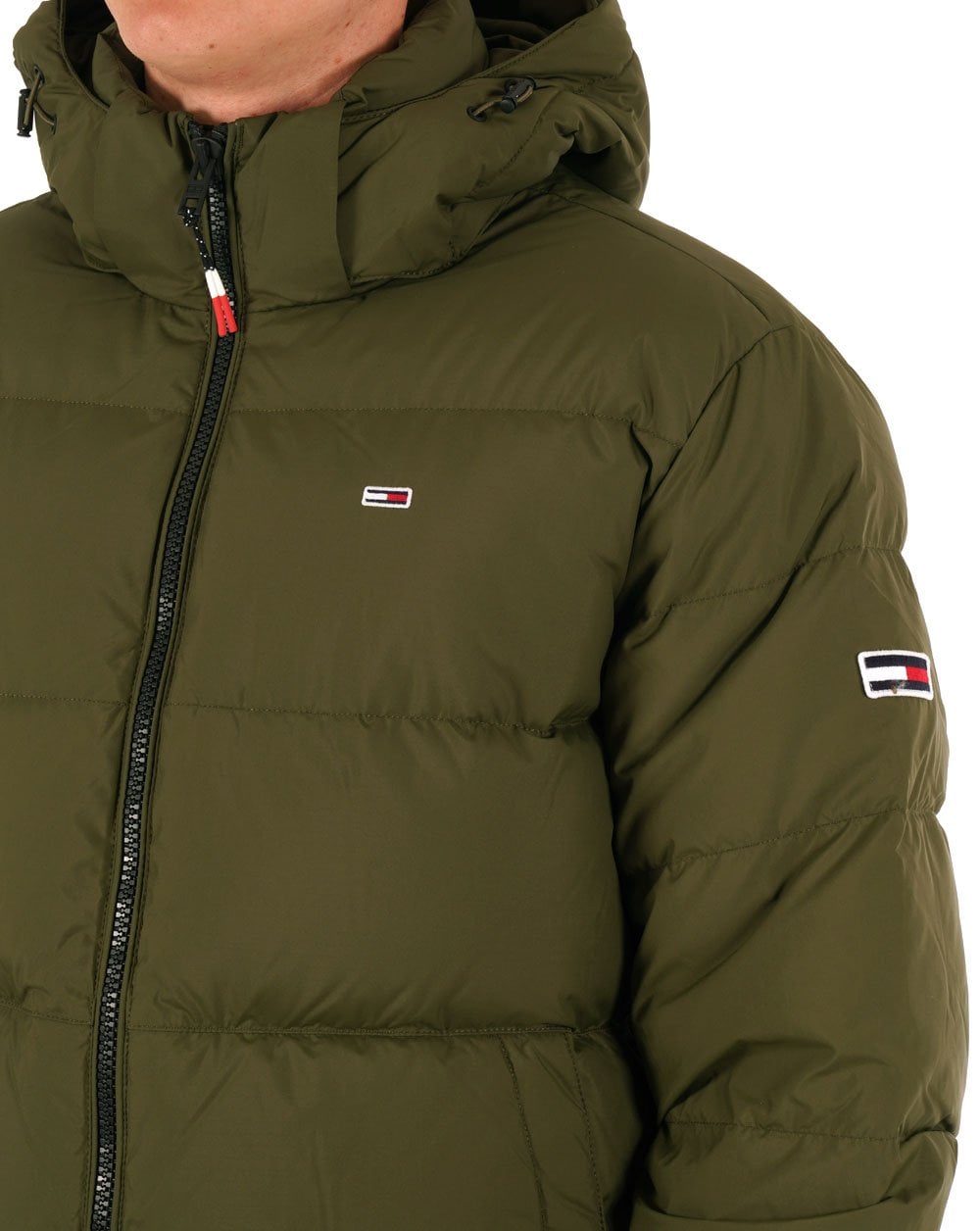 Tommy Jeans Essential Down Jacket Olive Green