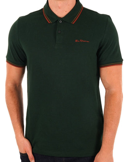 Ben Sherman Poloshirt Dunkelgrün