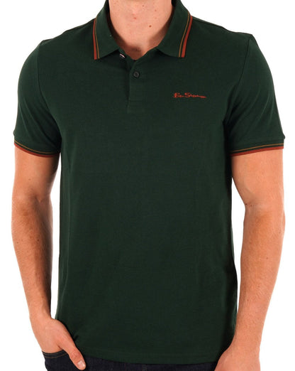 Ben Sherman Poloshirt Dunkelgrün