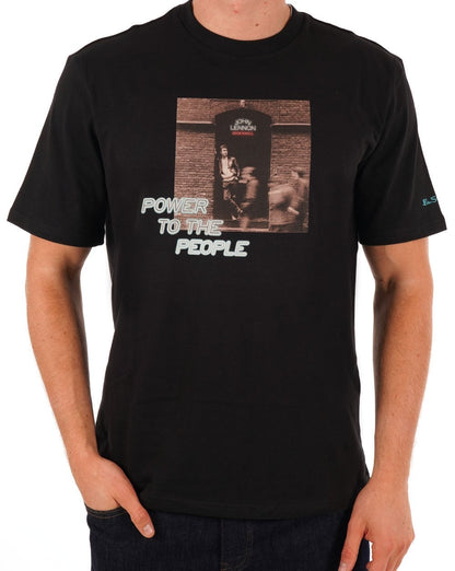 Ben Sherman Lennon Rock N Roll T-Shirt Schwarz