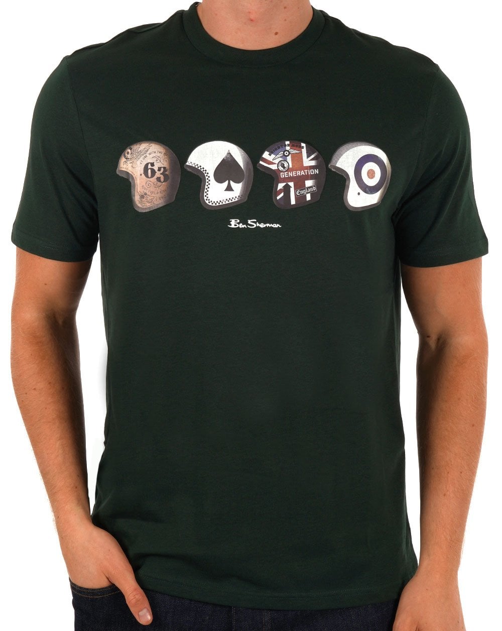 Ben Sherman Helme T-Shirt Dunkelgrün
