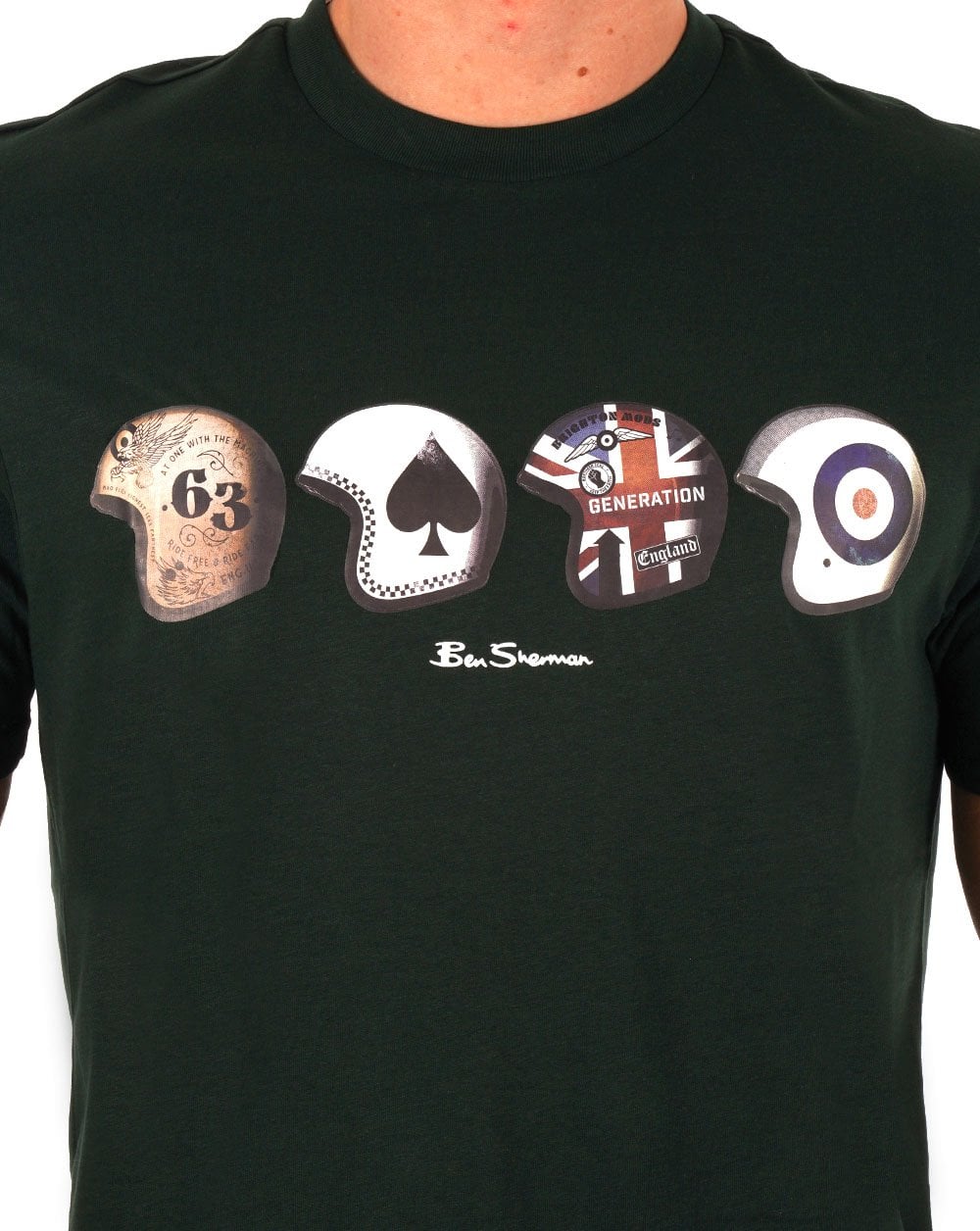 Ben Sherman Helme T-Shirt Dunkelgrün