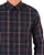 Ben Sherman Linear Check Shirt Dark Navy