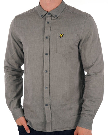 Lyle &amp; Scott Leichtes Oxford-Hemd Cove/Mountain Moss