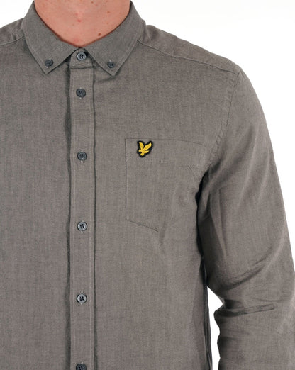 Lyle &amp; Scott Leichtes Oxford-Hemd Cove/Mountain Moss
