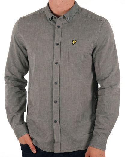 Lyle &amp; Scott Leichtes Oxford-Hemd Cove/Mountain Moss