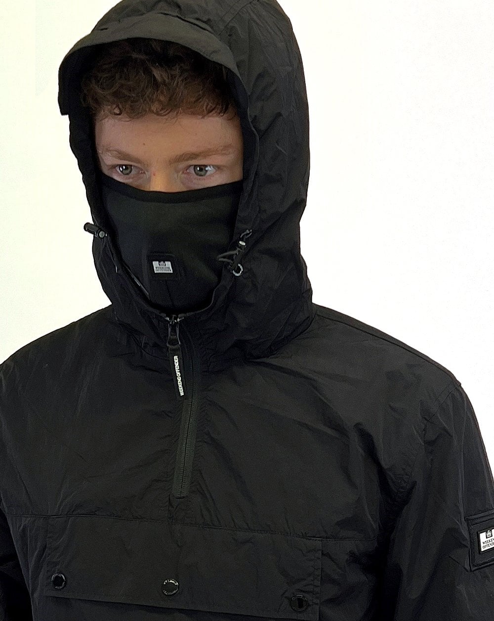 Weekend Offender 1/4 Zip Terrace Jacke Schwarz