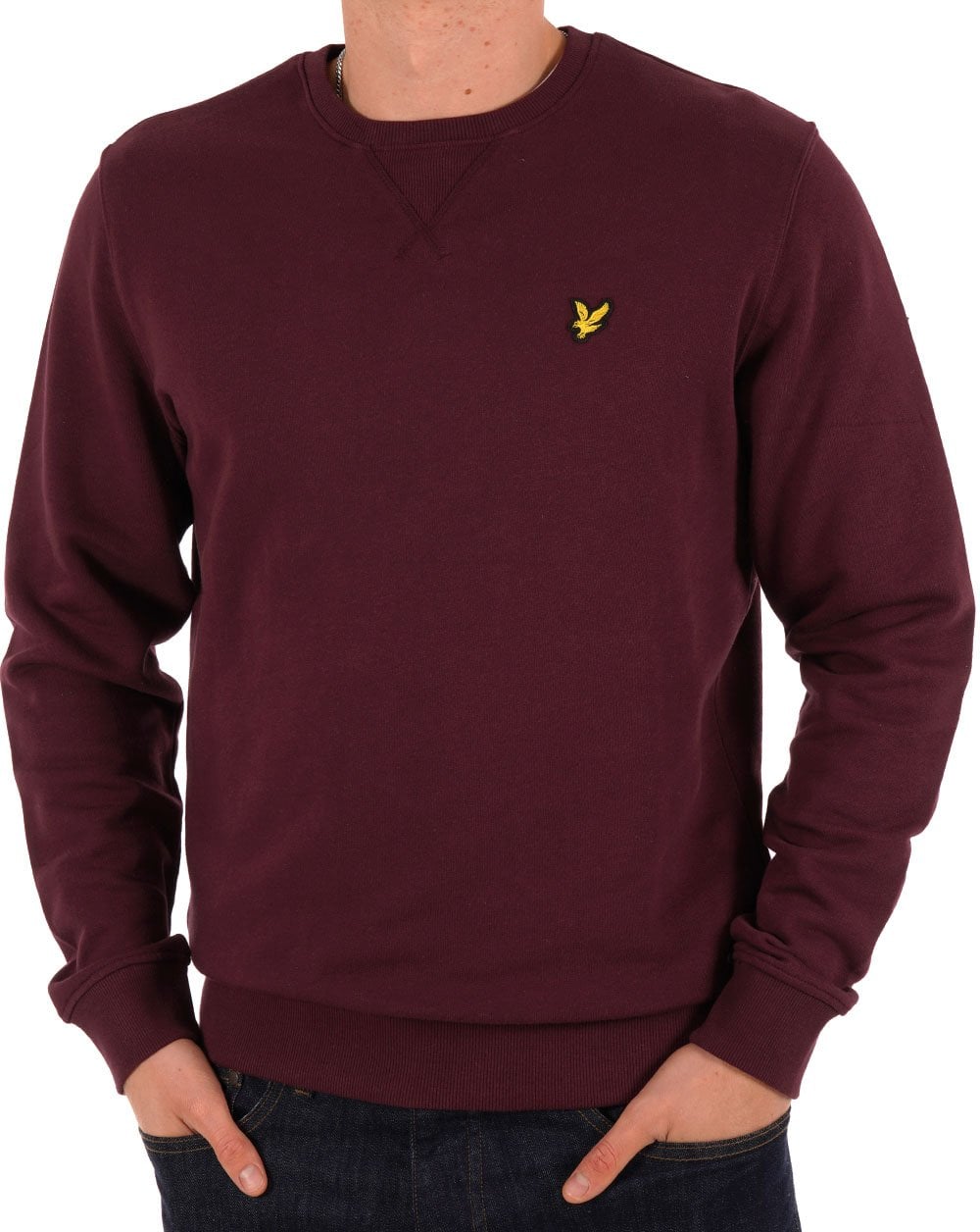Lyle & Scott Crew Neck Sweatshirt Burgundy