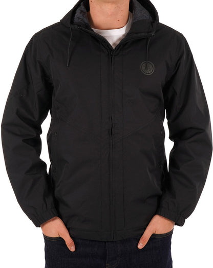 Pretty Green Sheraton Kapuzenjacke Schwarz