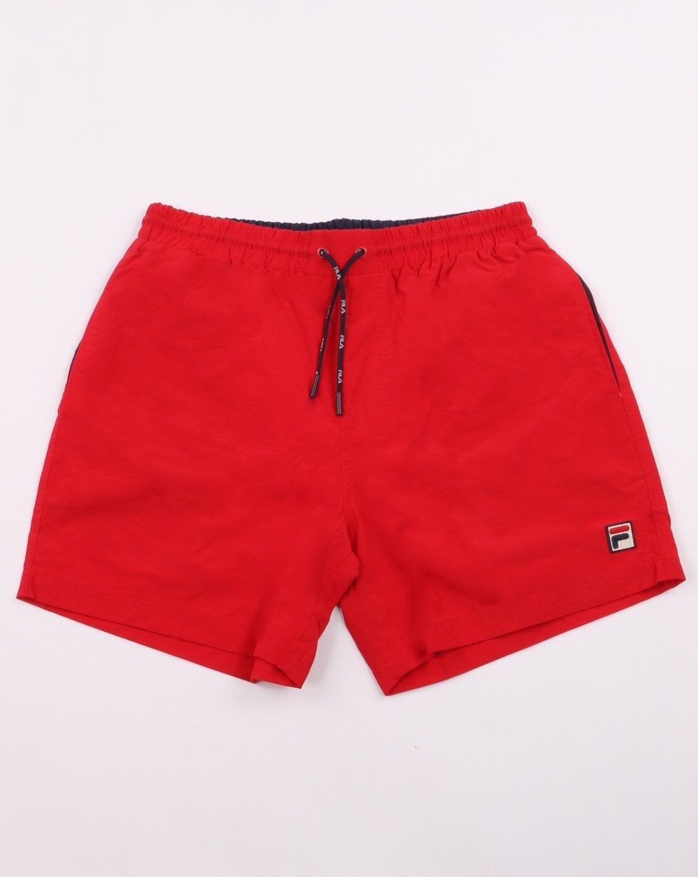 Fila Vintage Badeshorts Rot/Marineblau
