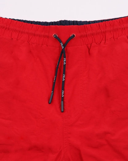 Fila Vintage Badeshorts Rot/Marineblau