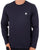 Pretty Green Mitchell Long Sleeve T Shirt Navy