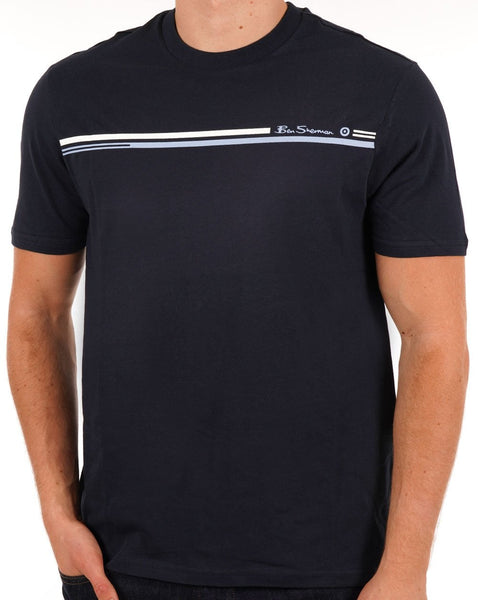 Ben Sherman Stripe T-shirt Navy
