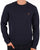 Pretty Green Cotton Tipped Crew Knit Navy