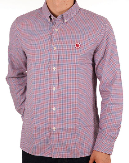 Pretty Green Hahnentritthemd Rot
