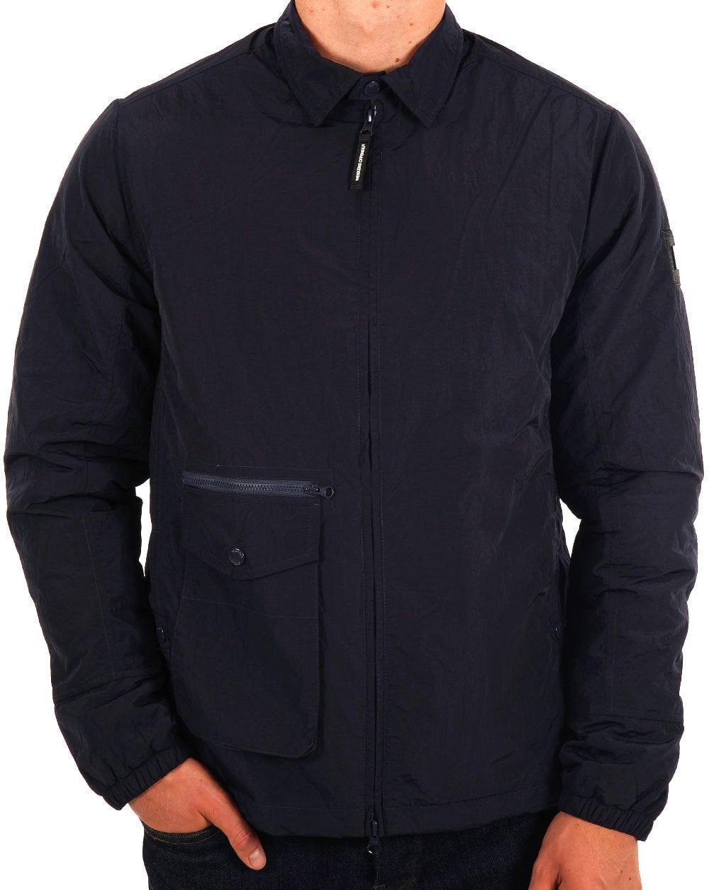 Weekend Offender Vinnie Thermo-Überhemd, Marineblau