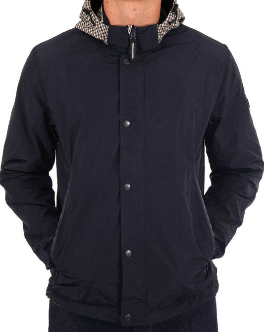 Weekend Offender Weekend Offender Saunders AW Jacke Marineblau/Karo