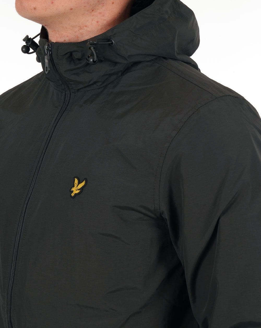 Lyle &amp; Scott – Kapuzenjacke mit durchgehendem Reißverschluss in Rotguss