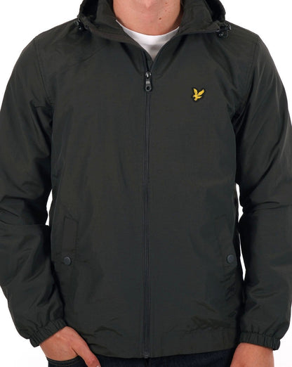 Lyle &amp; Scott – Kapuzenjacke mit durchgehendem Reißverschluss in Rotguss