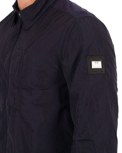 Weekend Offender Porter Überhemd Marineblau